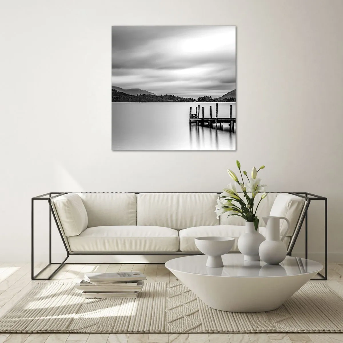 Glass picture - Tranquility and Power - 40x40 cm