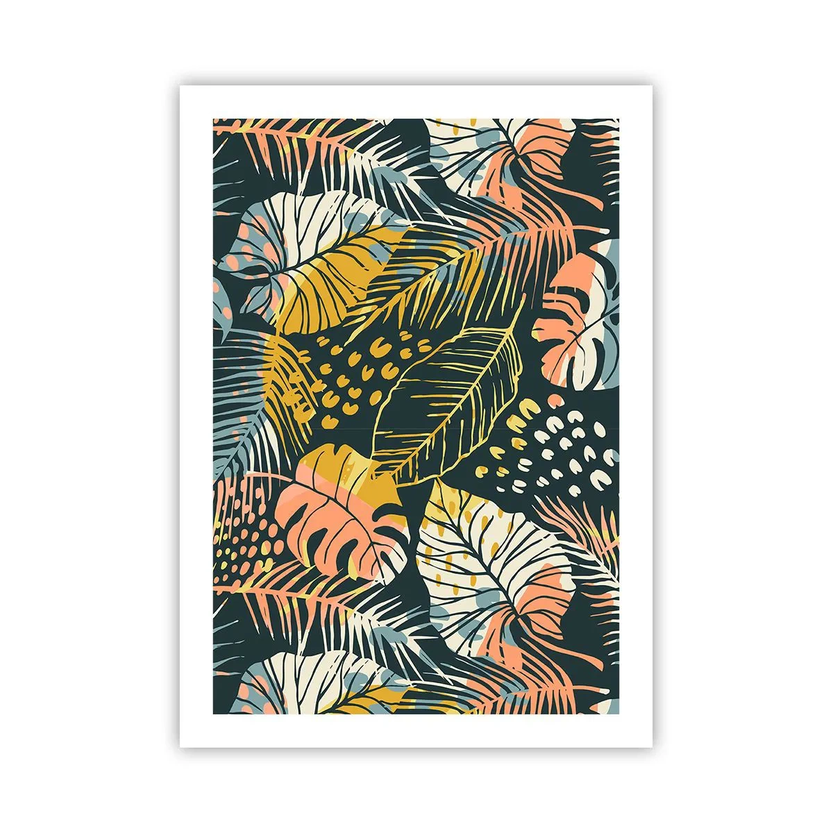 Poster - Leafy Fantasy - 50x70 cm