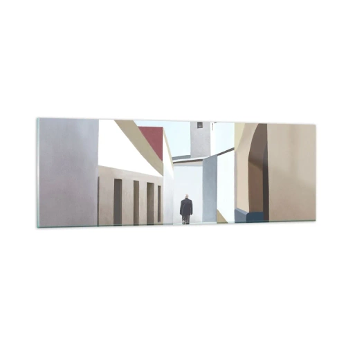 Glass picture - Sunny Walk - 90x30 cm