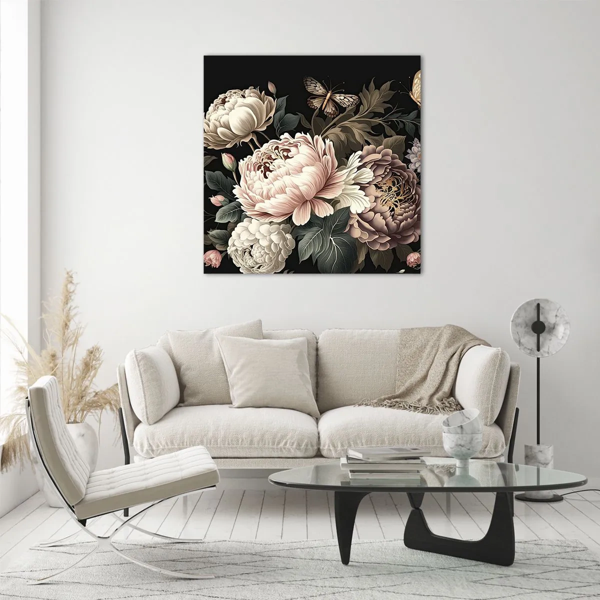 Glass picture - Baroque Style - 50x50 cm