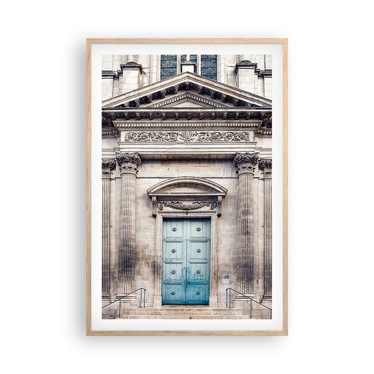 Poster in light oak frame - Gate to the Spiritual World - 61x91 cm