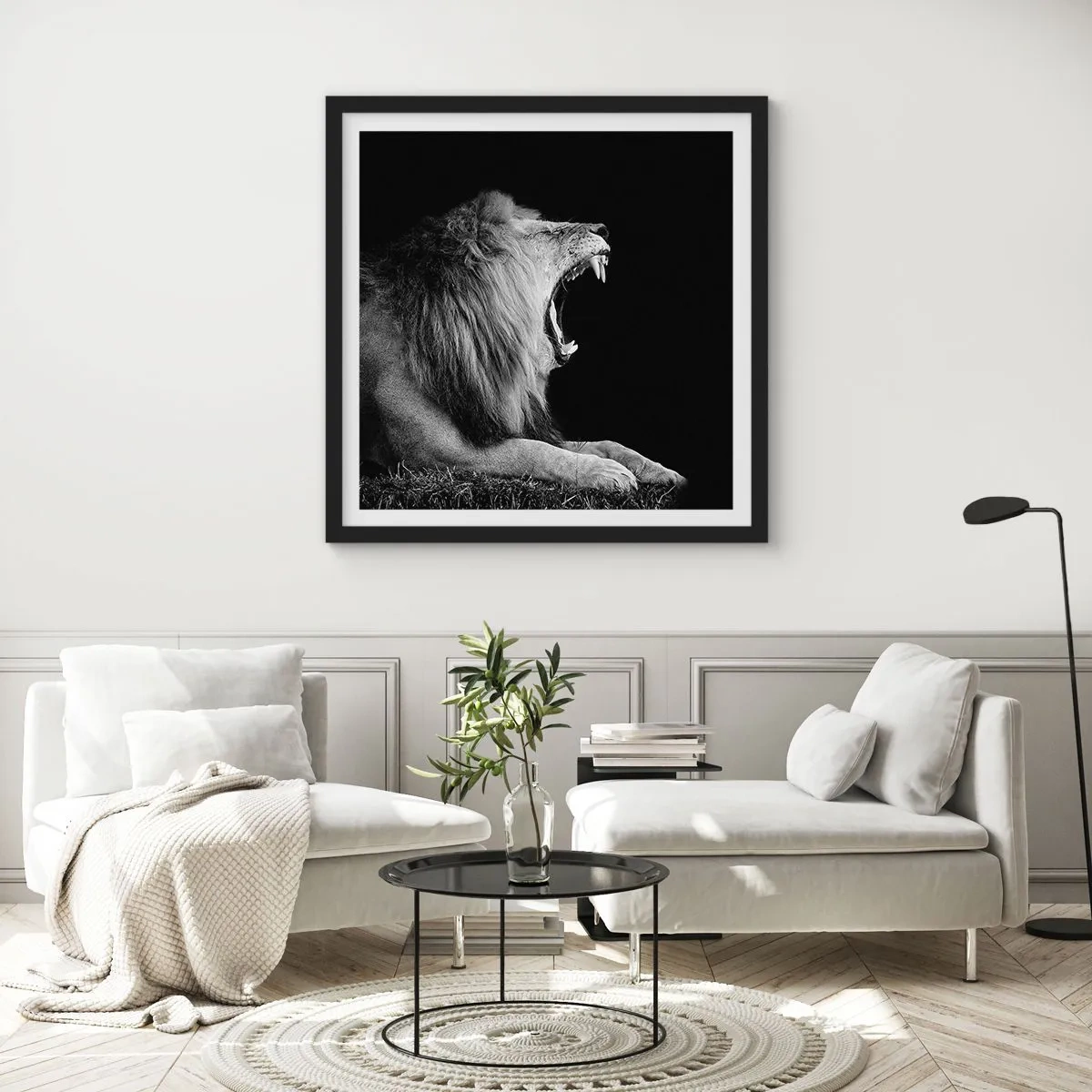 Poster in black frame - Without Any Doubt - 60x60 cm