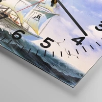 Clock face with numbers