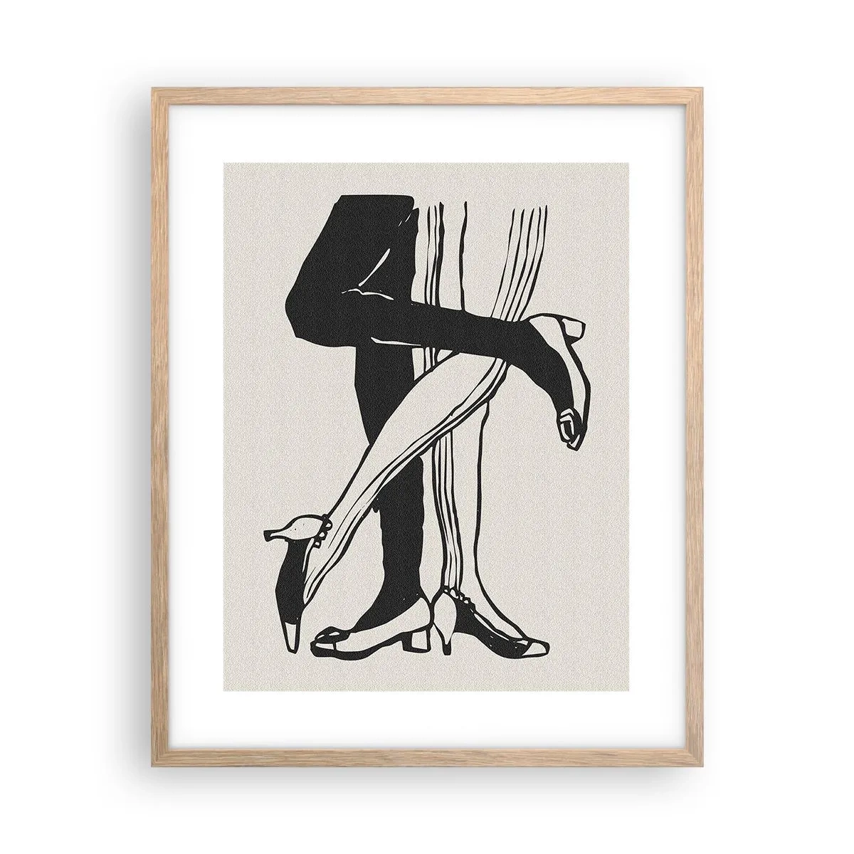 Poster in light oak frame - Woman's Attribute - 40x50 cm