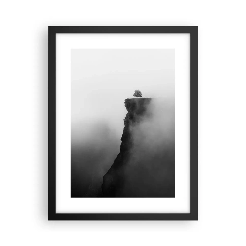 Poster in black frame - On the Edge of the World - 30x40 cm
