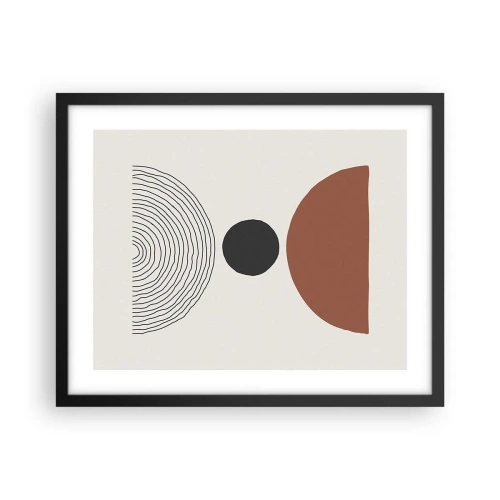 Poster in black frame - In the Centre of Attention - 50x40 cm