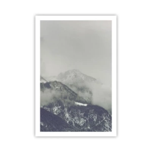 Poster - Foggy valley - 61x91 cm