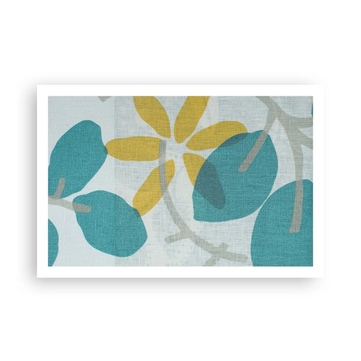 Poster - Among Azure Leaves - 91x61 cm
