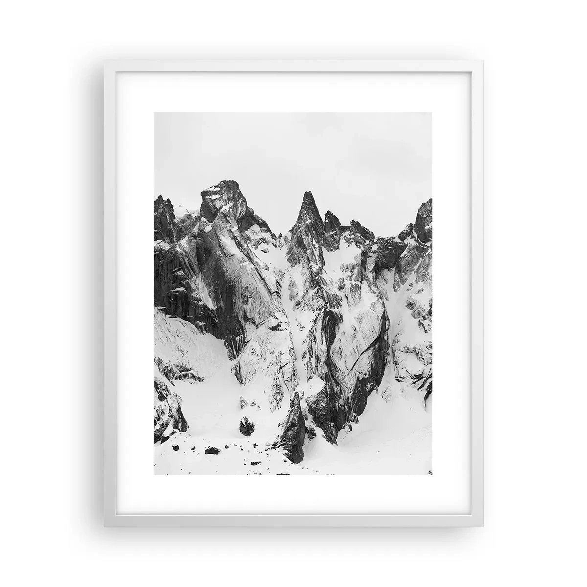 Poster in white frmae - Granite Ridge - 40x50 cm
