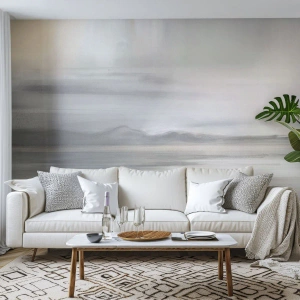 Self-Adhesive Photo Wallpaper Deluxe Sticker - Thoughtful Distance - Bright, Piece, Abstraction - 250x175 cm