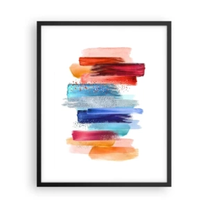 Poster in black frame - Up and Down - 40x50 cm