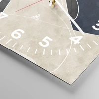 Clock face with numbers