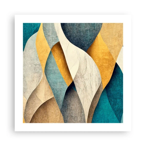 Poster - Rhythm and Undulation - 50x50 cm