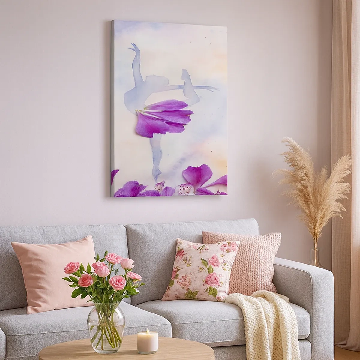 Canvas picture - Delicate Like a Flower - 50x70 cm