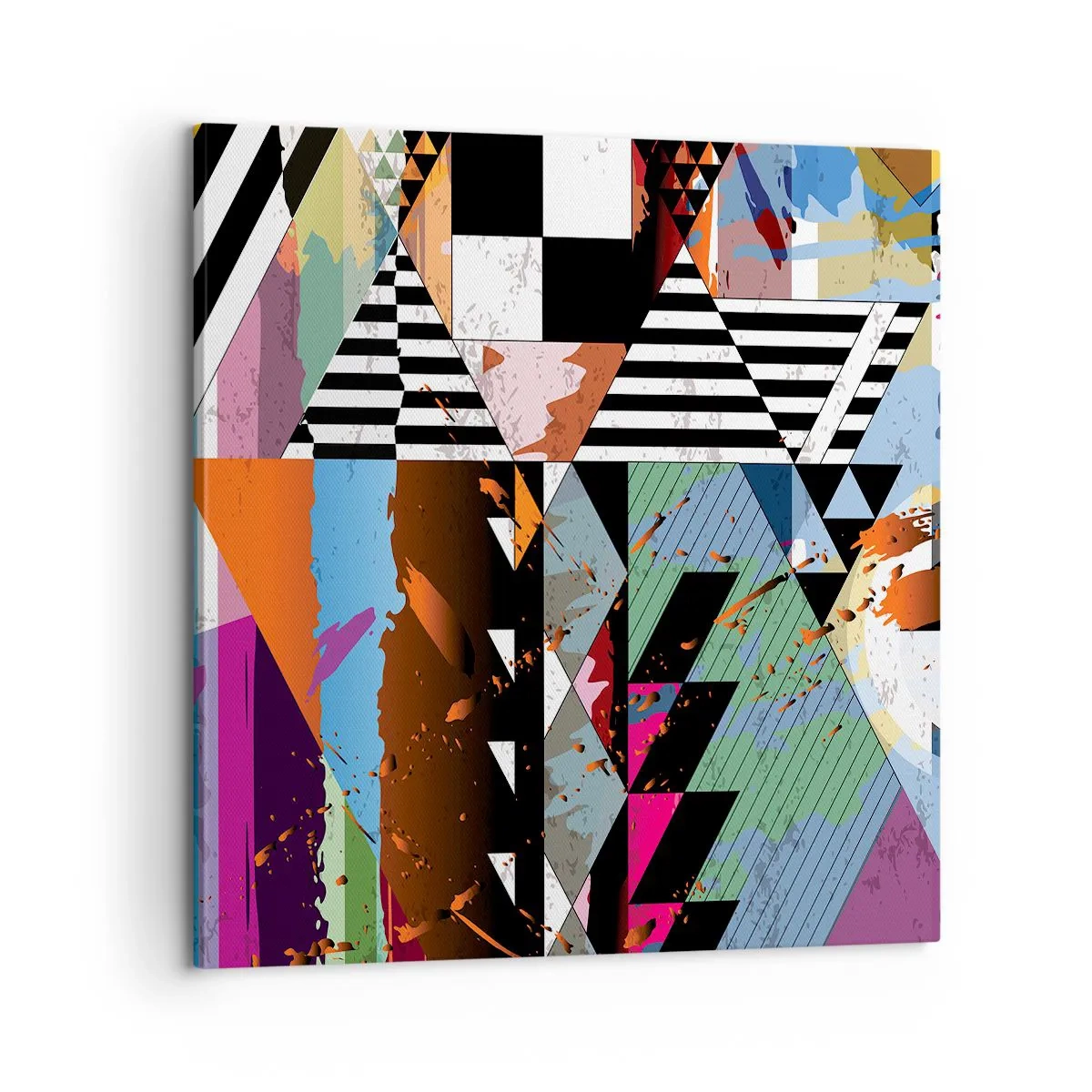 Canvas picture - Geometric and Organic - 60x60 cm