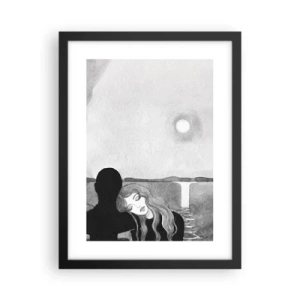 Poster in black frame - Always a Secret - 30x40 cm