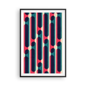 Poster in black frame - Inwards and Forwards - 61x91 cm