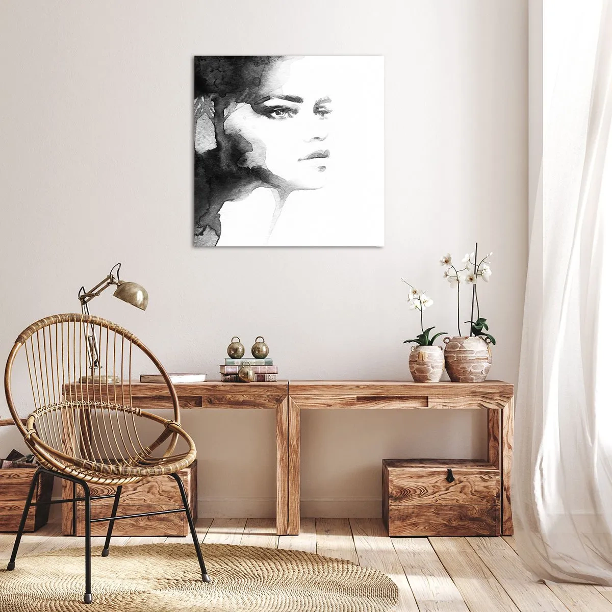 Canvas picture - Created from Mystery and Mist - 50x50 cm