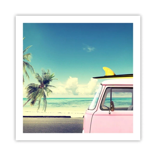 Poster - Holiday Time - 60x60 cm