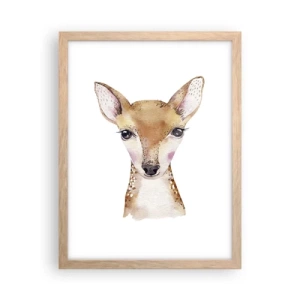 Poster in light oak frame - Nature of Innocence - 30x40 cm