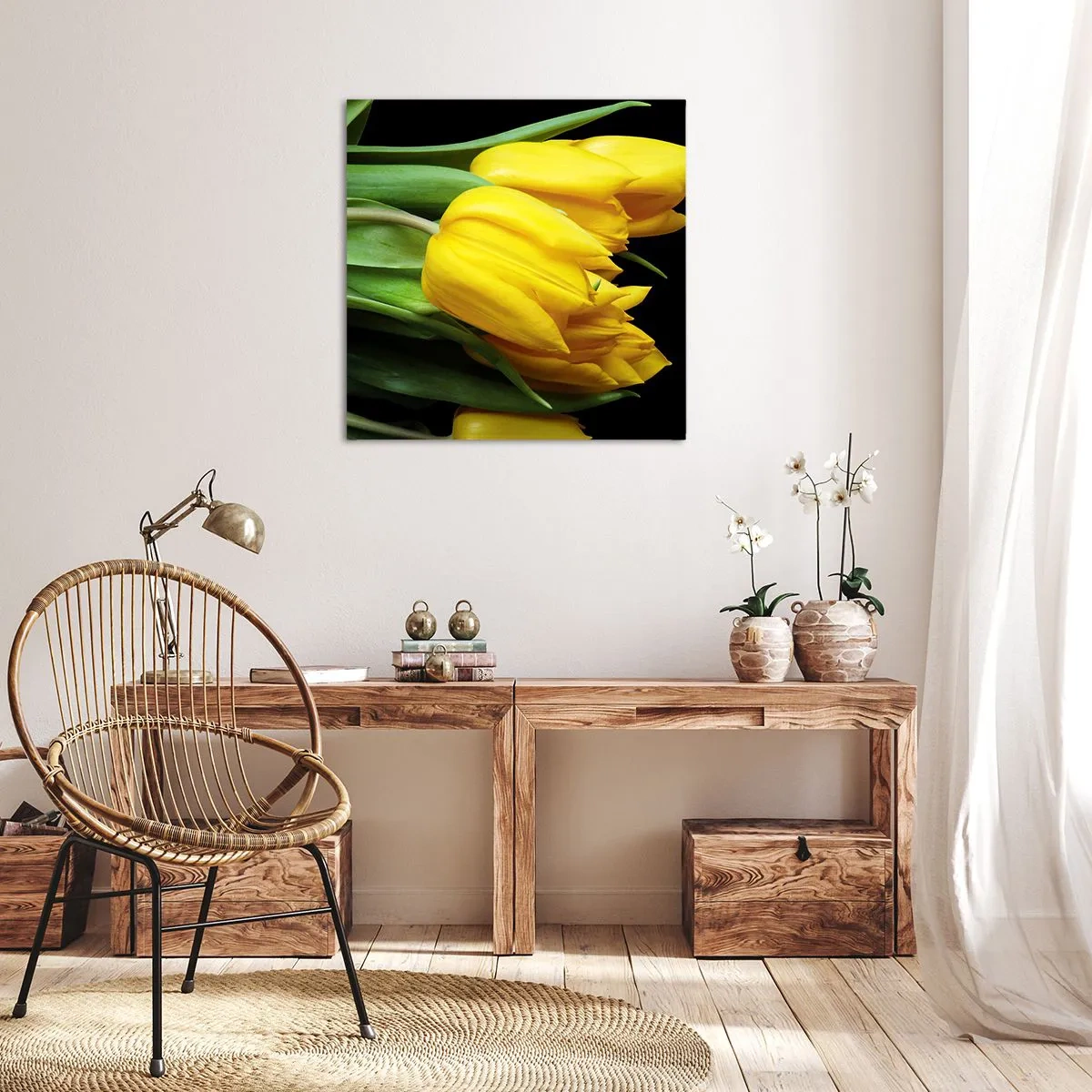 Canvas picture - Born from the Sun - 30x30 cm