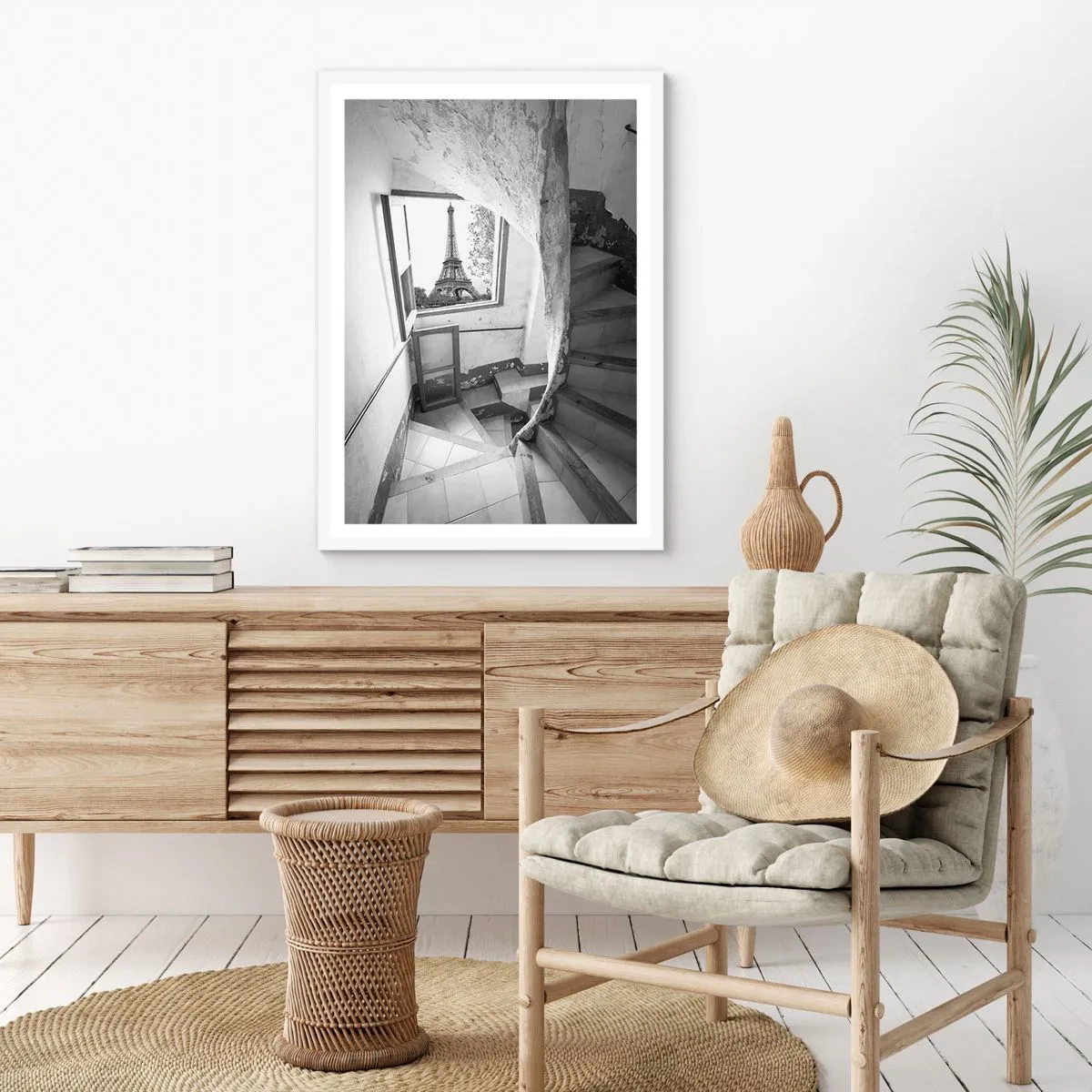 Poster in white frmae - What a View! - 61x91 cm