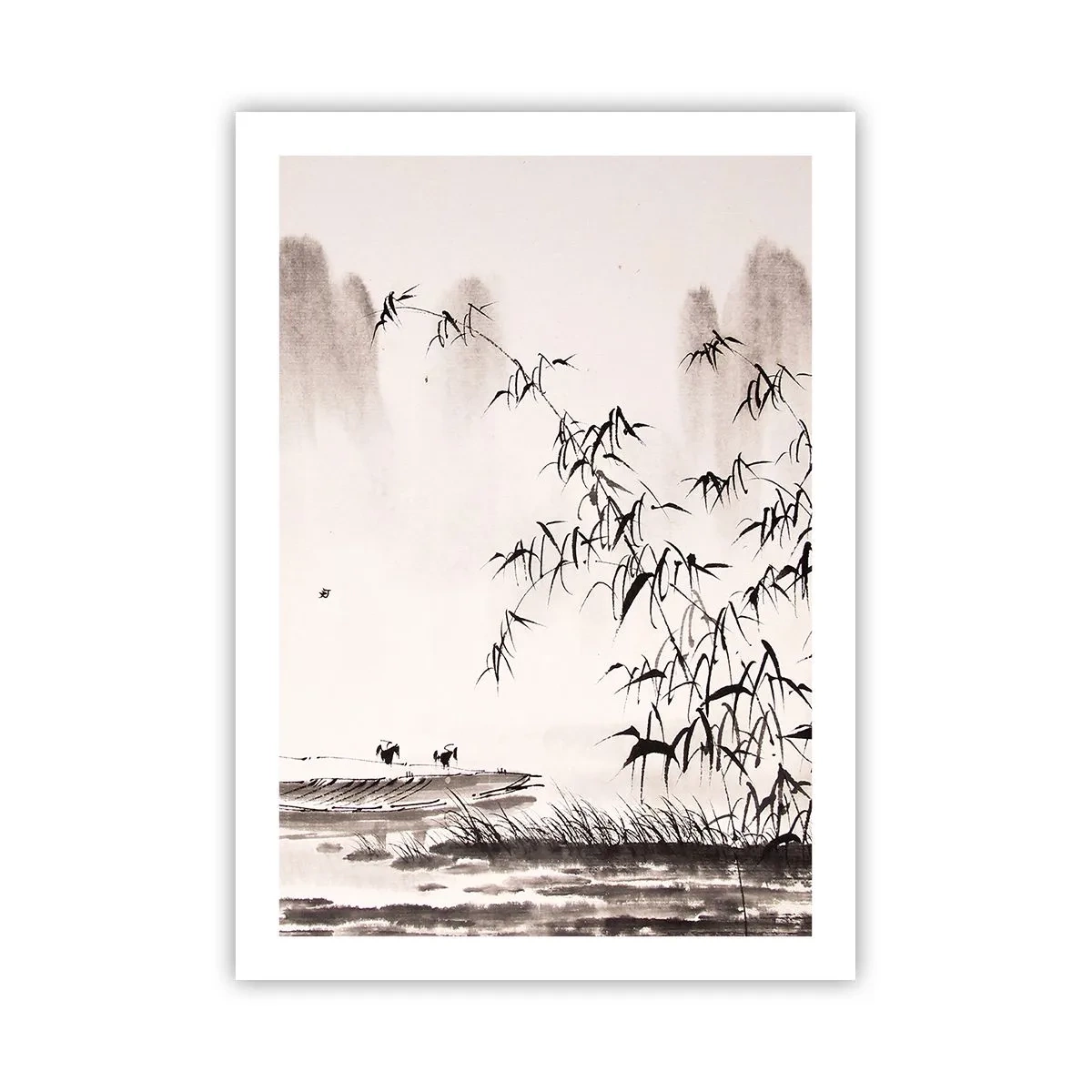 Poster - Quiet As a Rice Field - 50x70 cm