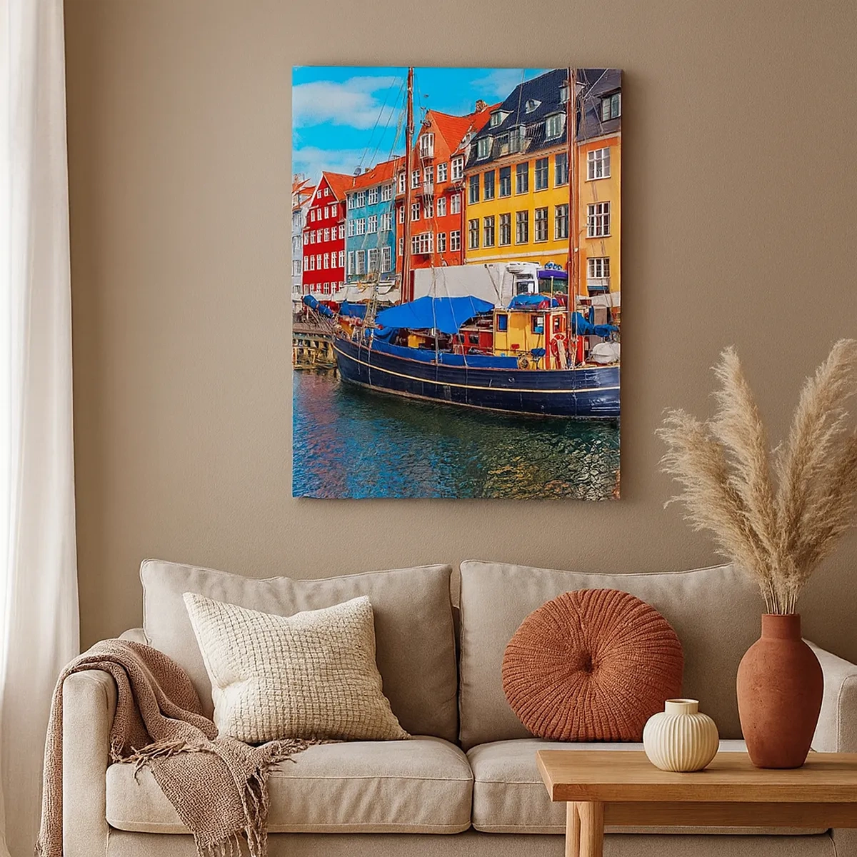 Canvas picture - Joyful Coast - 50x70 cm