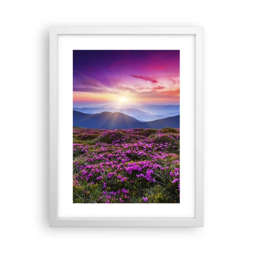 Poster in white frmae - Smells Strongly of Herbs - 30x40 cm