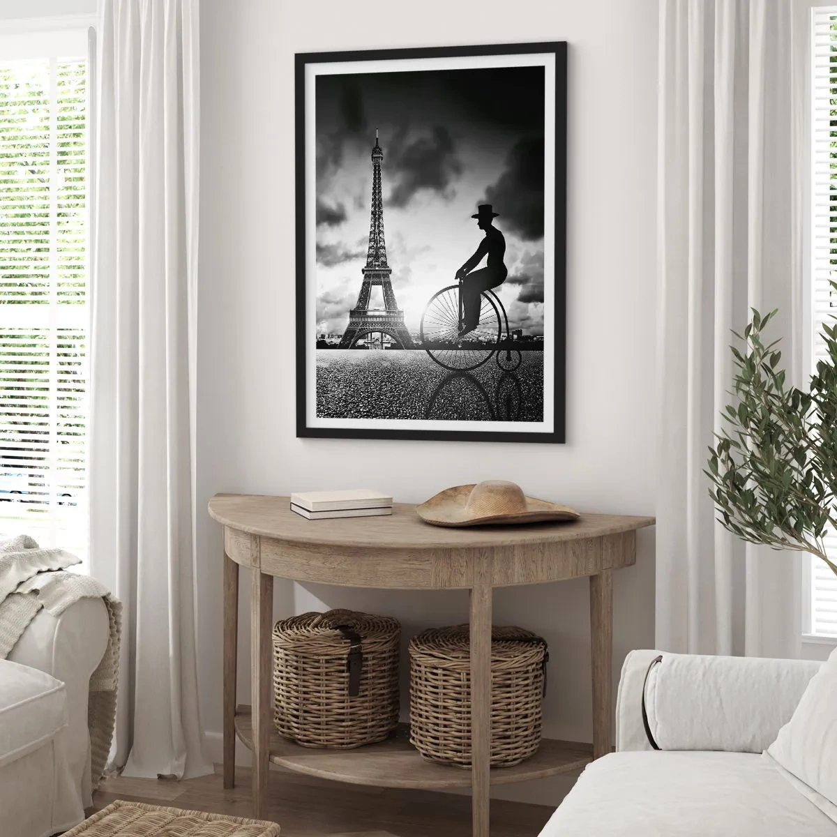 Poster in black frame - Longing for Belle Epoque - 30x40 cm
