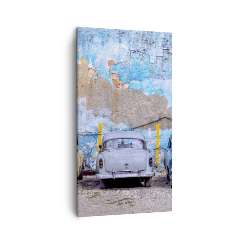 Canvas picture - Meeting of Veterans - 45x80 cm