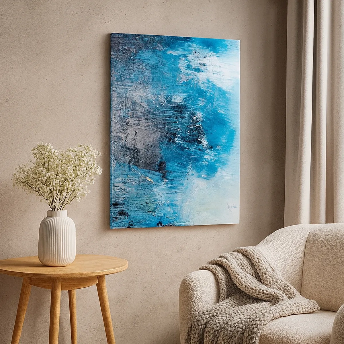 Canvas picture - Blue Rhapsody - 50x70 cm