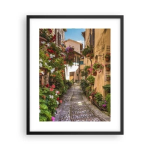 Poster in black frame - Italian Back Street - 40x50 cm