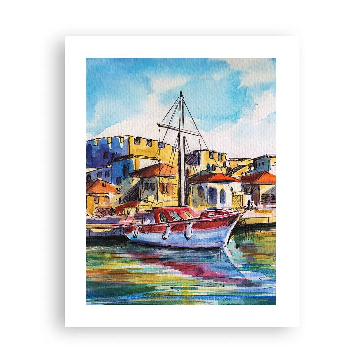 Poster - Rainbow Afternoon - 40x50 cm