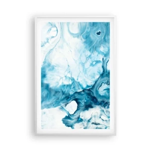 Poster in white frmae - Concert of Blue - 61x91 cm