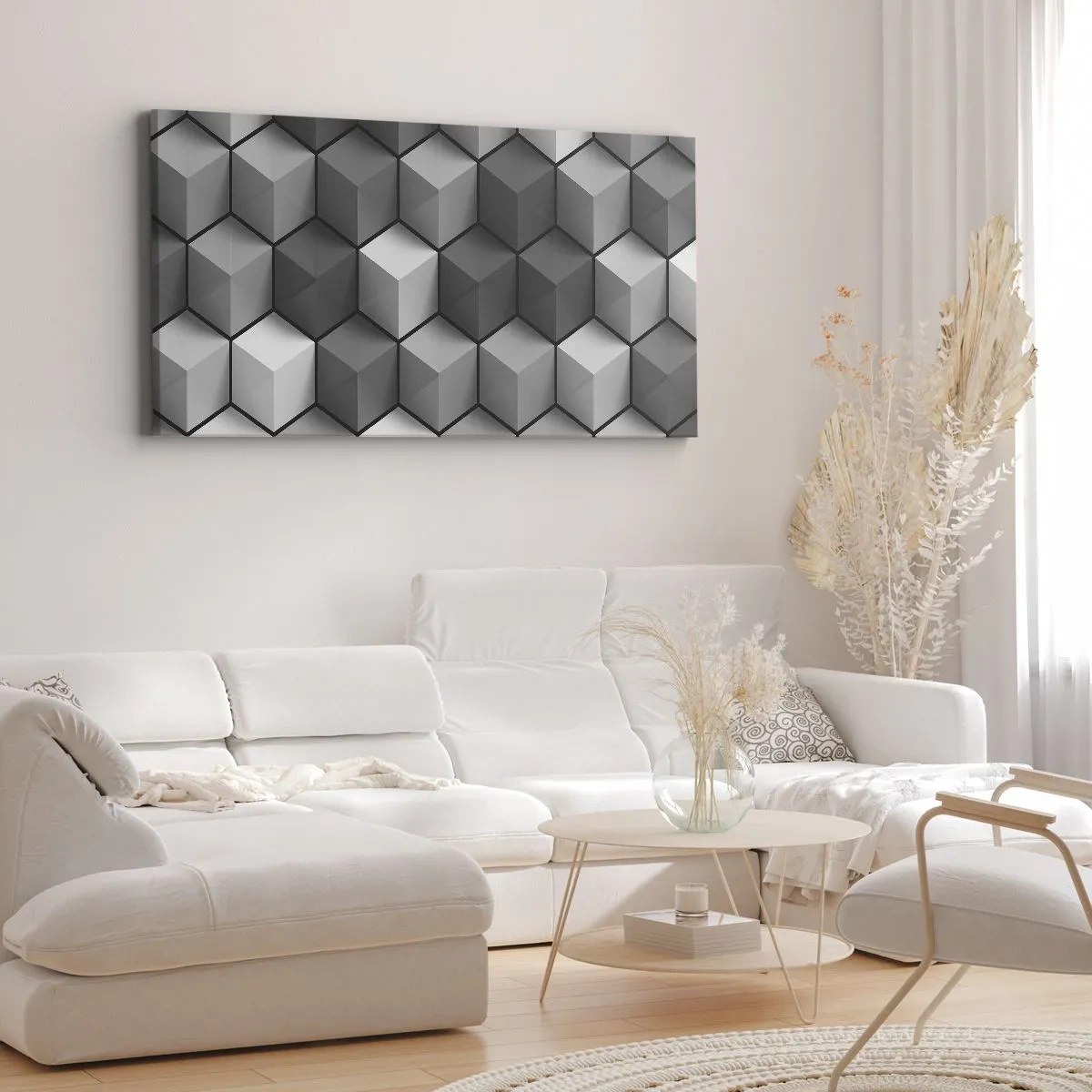 Canvas picture - Cubist Jigsaw - 120x50 cm