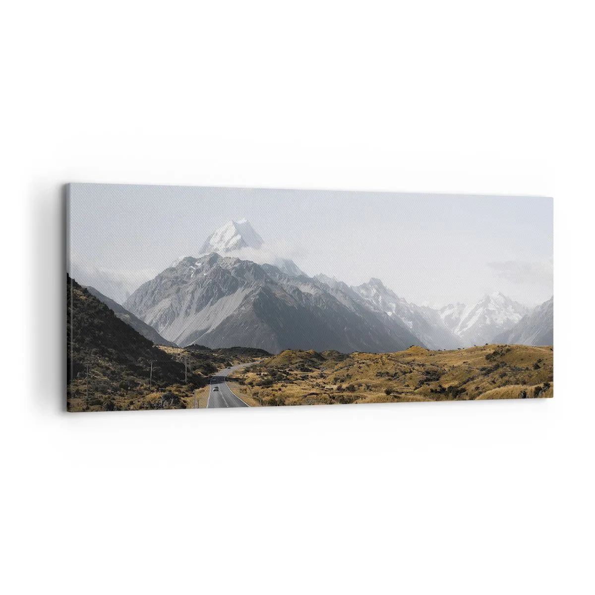 Canvas picture - Road to the Heart of the Mountains - 120x50 cm
