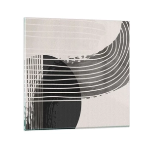 Glass picture - There and Back - 40x40 cm