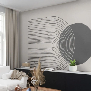 Photo Wallpaper Standard Eco - Trembling and Certainty - Abstraction, Piece, Minimalism - 200x140 cm