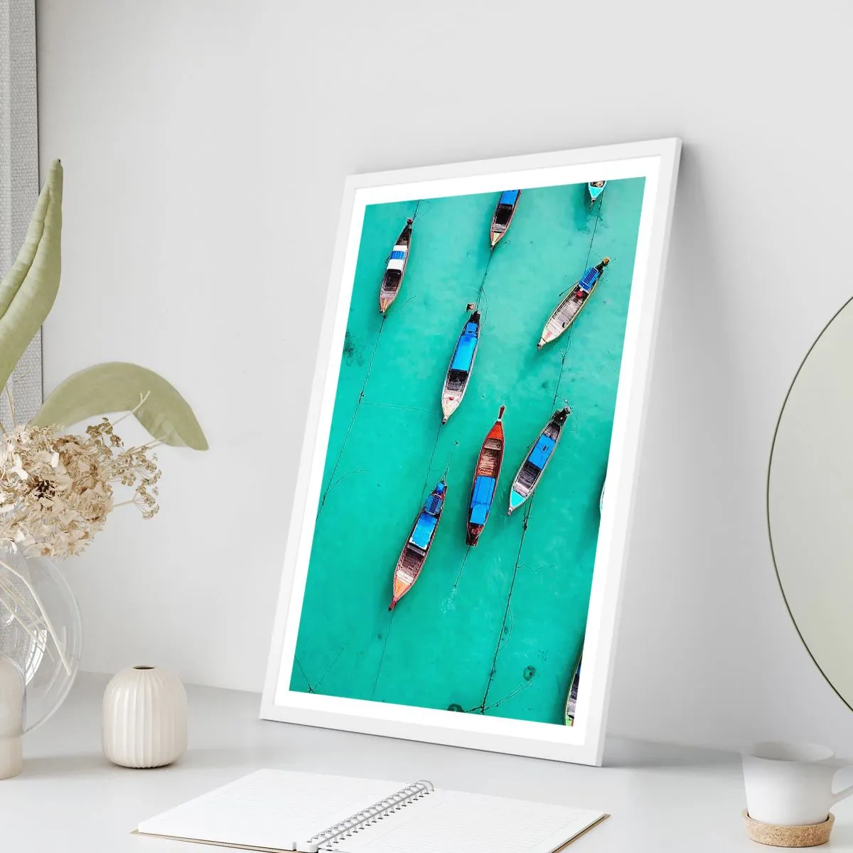 Poster in white frmae - In Joyful Expectation - 70x100 cm