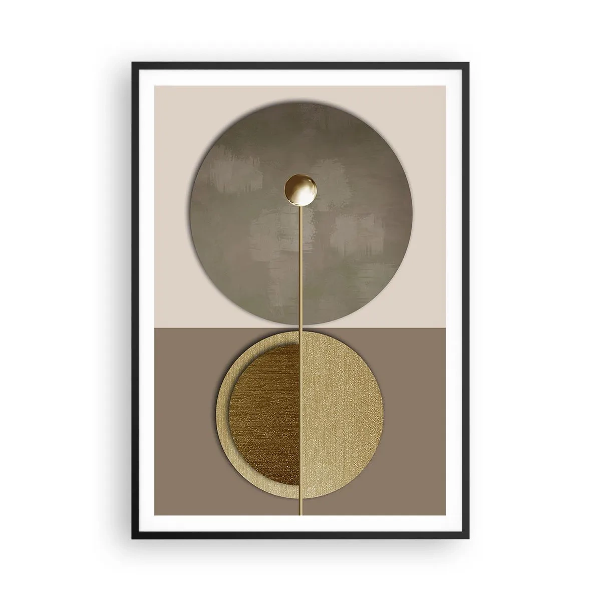 Poster in black frame - Perfect Balance - 70x100 cm