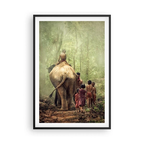 Poster in black frame - New Jungle Book - 61x91 cm