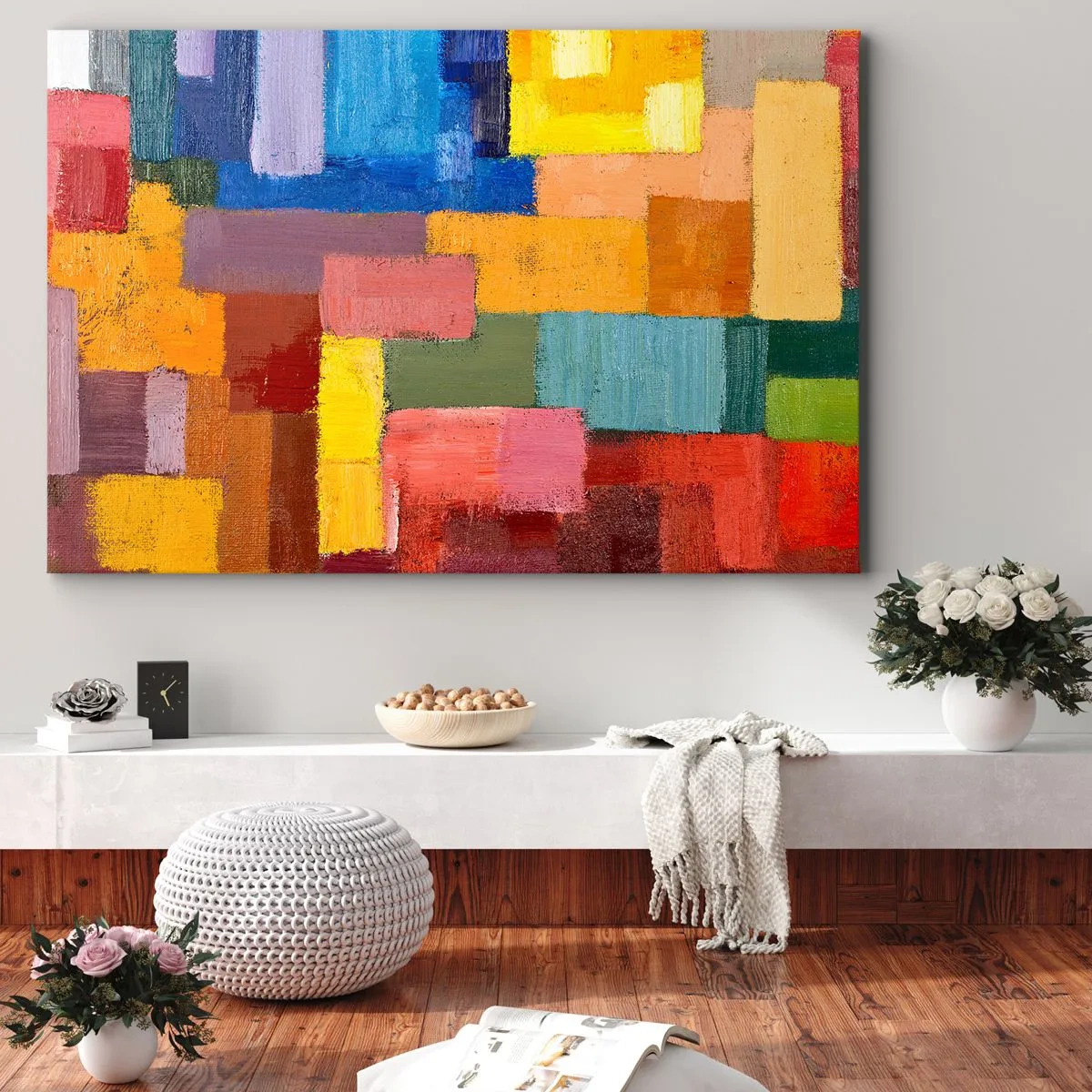 Canvas picture - Each Different, All Colourful - 120x80 cm