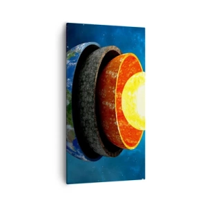 Canvas picture - Journey to the Interior of the Earth - 55x100 cm