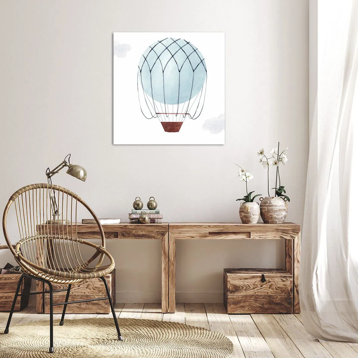 Canvas picture - All in the Clouds - 50x50 cm