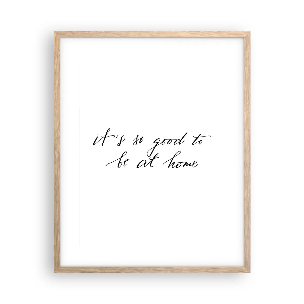 Poster in light oak frame - Whole Truth - 40x50 cm