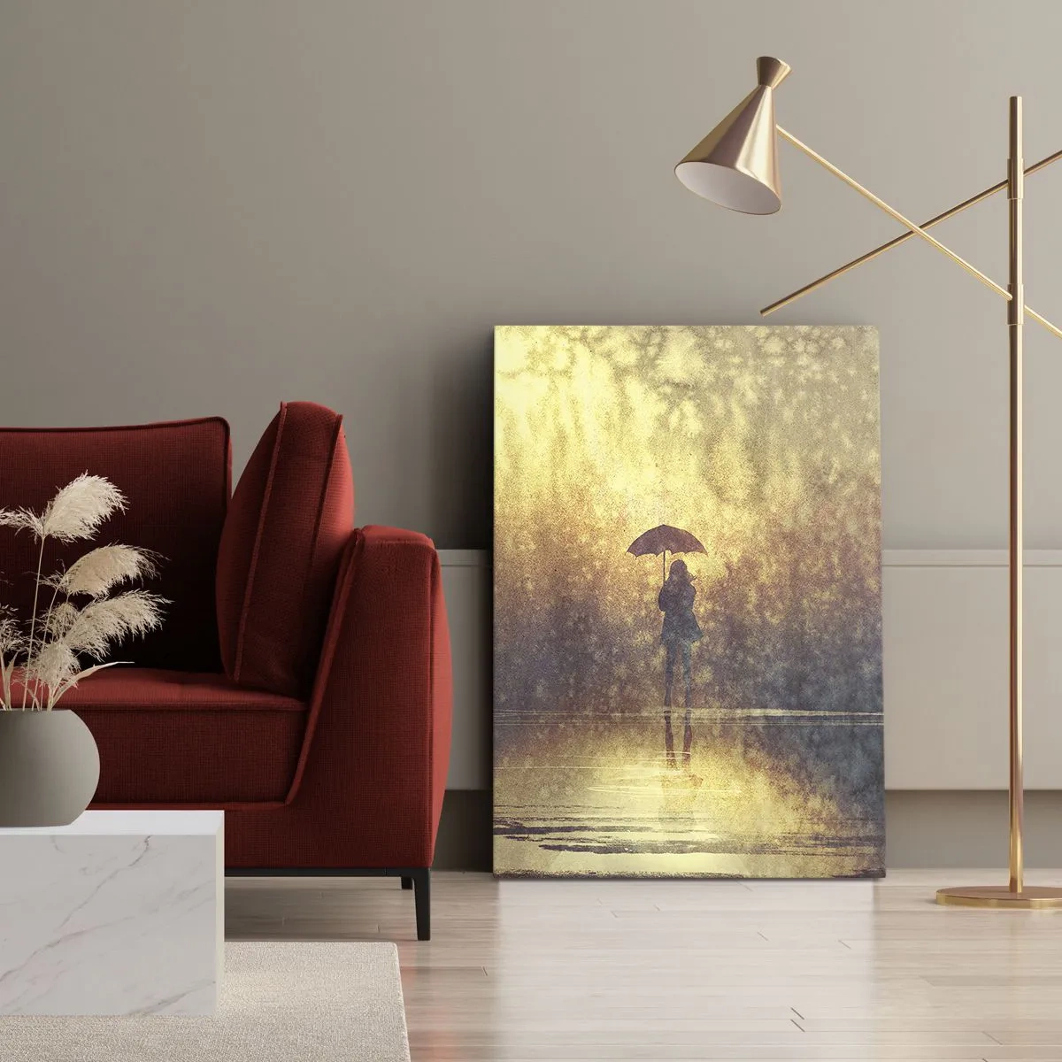 Canvas picture - I Think Someone Is Watching Me - 45x80 cm