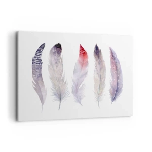 Canvas picture - Delicate Like Pink Fog - 120x80 cm