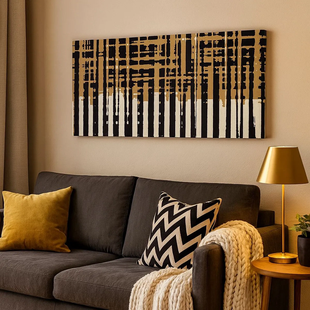 Canvas picture - Architectural Abstract - 100x40 cm