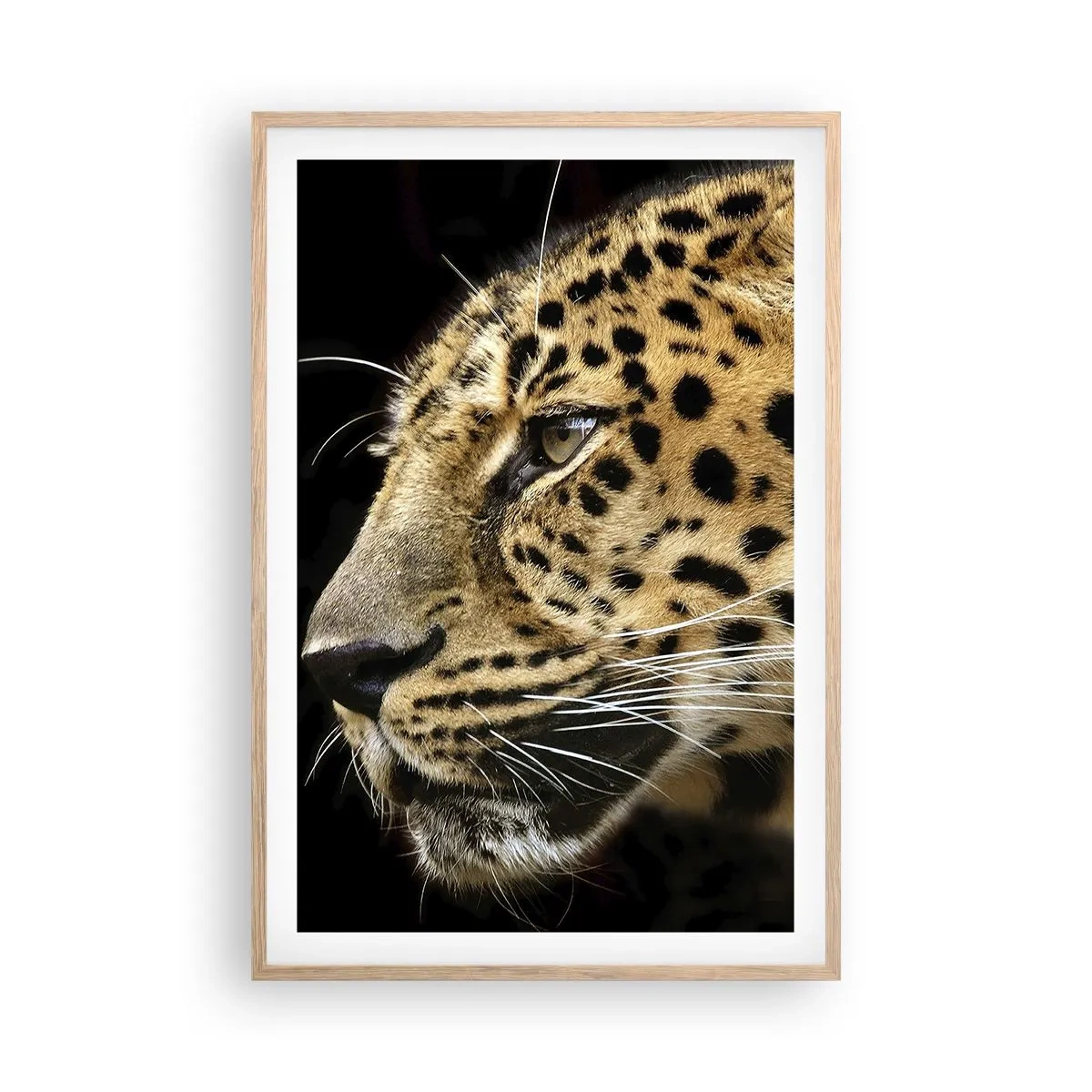 Poster in light oak frame - Calm, Focused, Ready - 61x91 cm